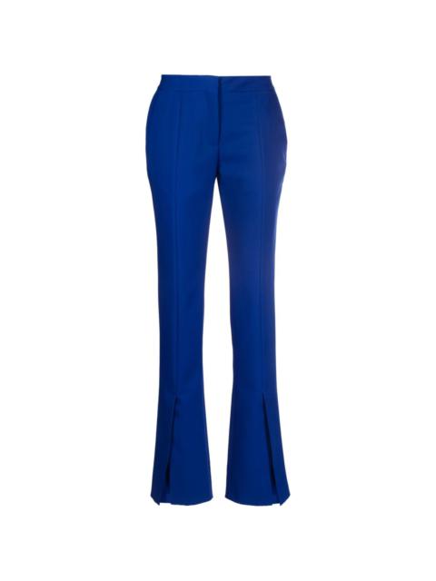 slit tailored trousers