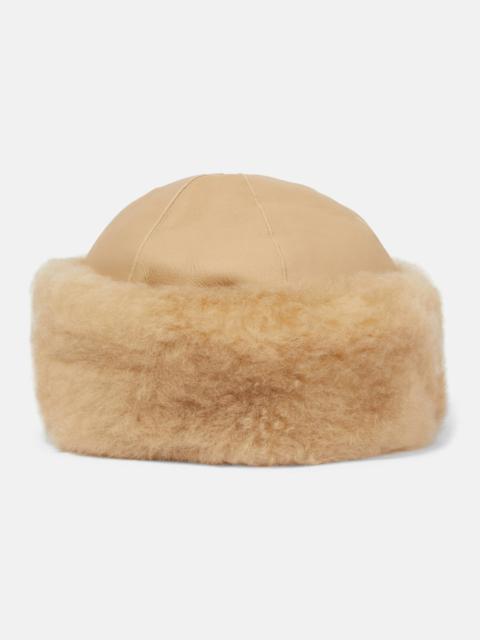 Colbacco shearling and cashmere hat