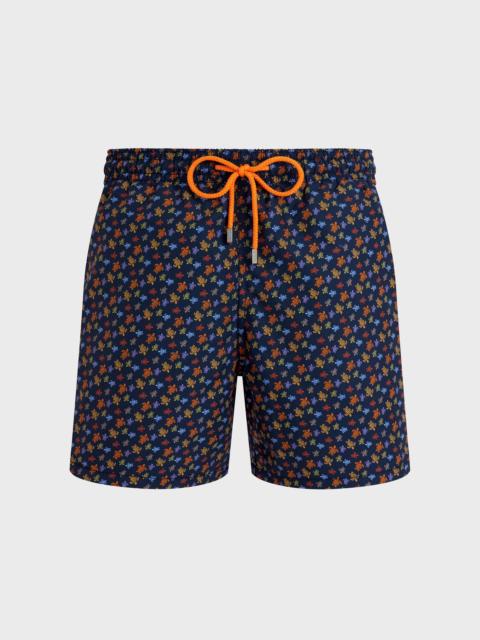 Vilebrequin Men Swim Shorts Micro Ronde Des Tortues