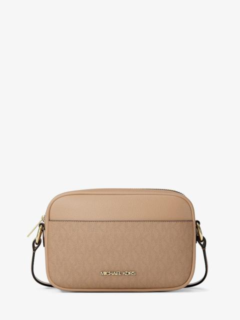 MICHAEL KORS Jet Set Small Signature Logo Camera Crossbody Bag