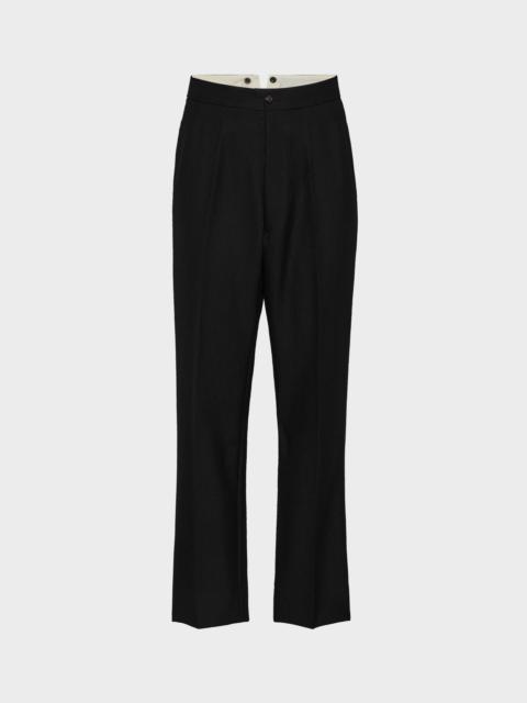 Maison Margiela Wool Herringbone Trousers