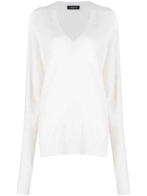 FABIANA FILIPPI V-neck fine-knit jumper