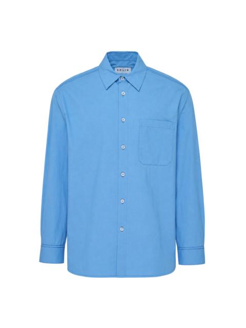 SOLID HOMME Long Sleeve Pin Tuck Shirt