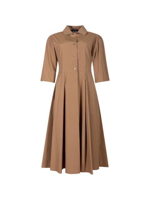WEEKEND Max Mara midi cotton-poplin shirt dress