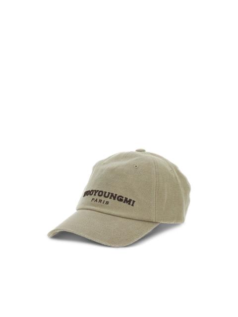 Wooyoungmi embossed logo cap