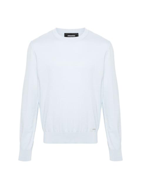 DSQUARED2 fine-knit cotton jumper