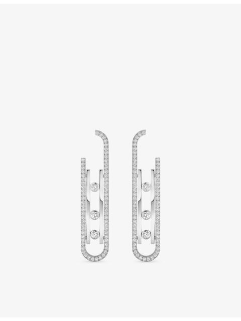 MESSIKA Move 10th 18ct Gold And 1ct Diamond Earrings