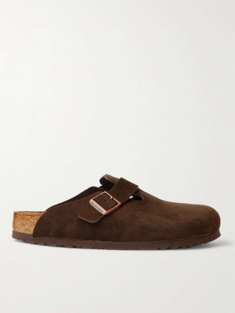 BIRKENSTOCK Boston Suede Clogs