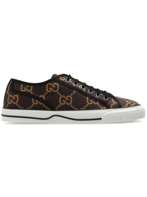 GUCCI Gucci Tennis 1977 Low GG Monogram Ebony Beige