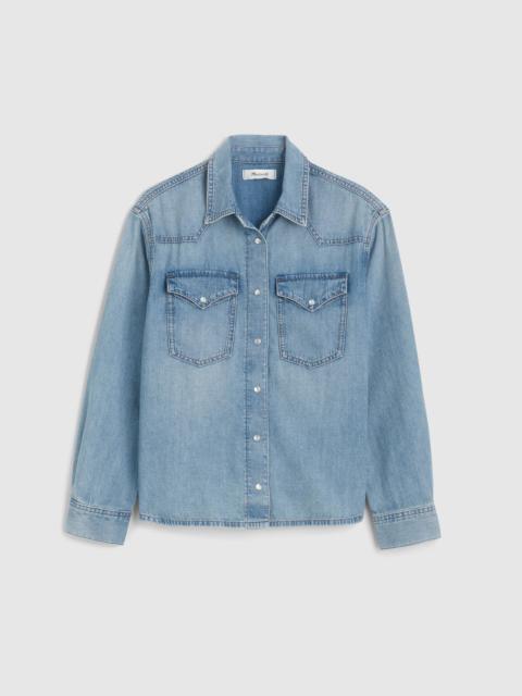 Madewell Denim Oversized Western Shirt