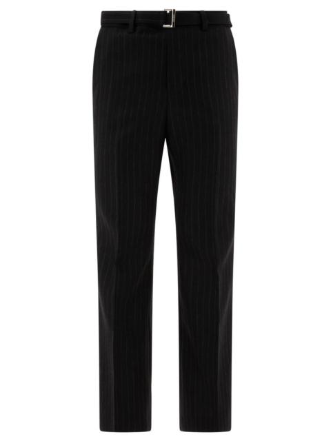 sacai Sacai Pinstriped Trousers