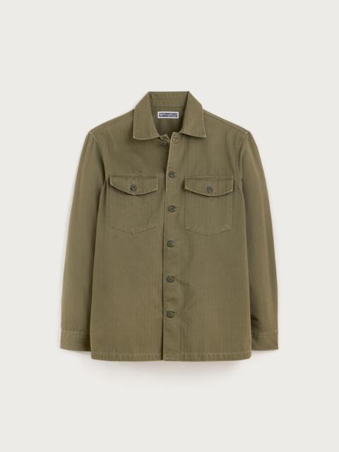 J.CREW Wallace & Barnes cotton herringbone workshirt
