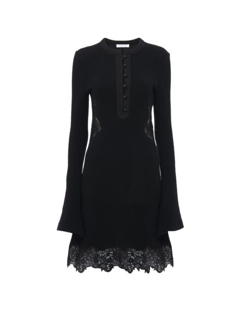 KNIT MINI DRESS