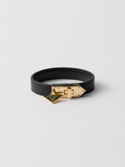 Prada Saffiano leather bracelet