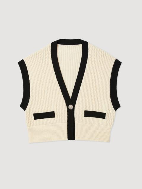 Sandro Sleeveless cardigan