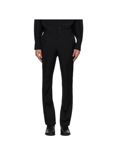 N.Hoolywood Black Slim-Fit Trousers