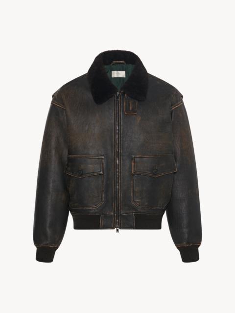 The Row Herzog Jacket in Leather