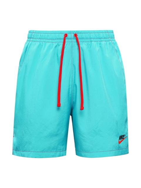 Nike Nike Logo Embroidered Training Sports Woven Shorts Blue AR2383-447