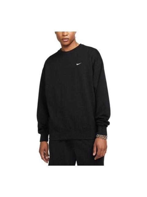 Nike Nike Solo Swoosh Crewneck Sweatshirt 'Black' DX0811-010