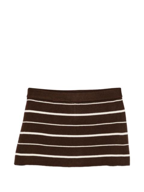 Frankies Bikinis striped skirt