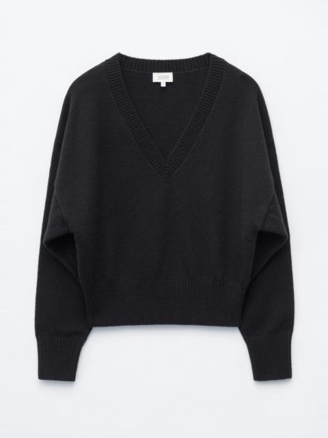 & Other Stories Wool-Cotton V-Neck Jumper