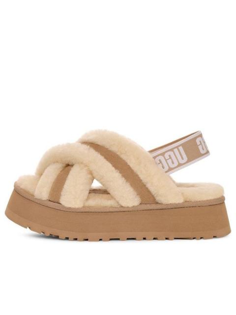 UGG (WMNS) UGG Disco Cross Slides 'Sand' 1121550-SAN