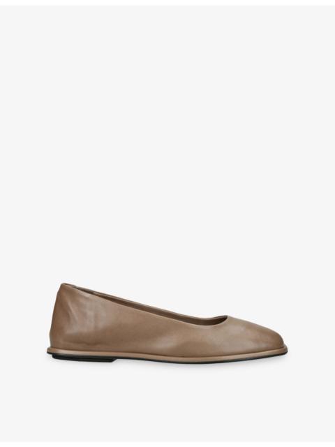OFFICINE CREATIVE Clover Leather Ballet Flats