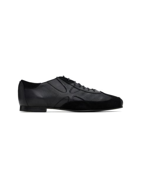 STEFAN COOKE Black Slashed Hybrid Oxfords