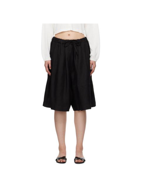 CORDERA Black Maxi Shorts