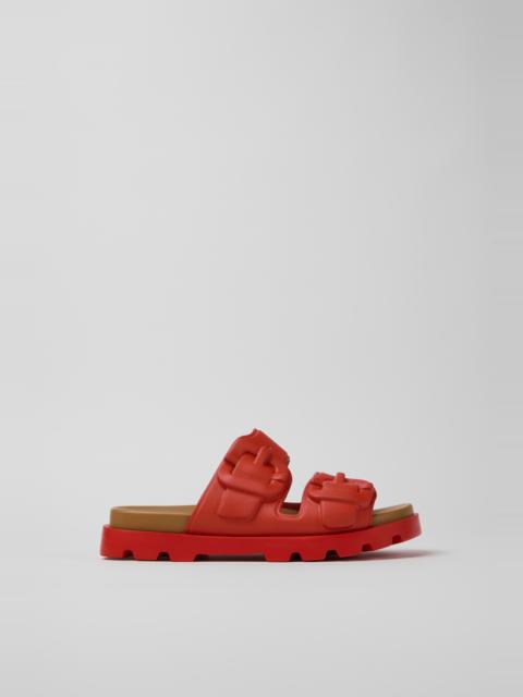 CAMPER Brutus Sandal Red EVA Sandals for Women.