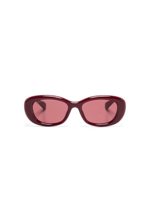 GUCCI oval-frame sunglasses