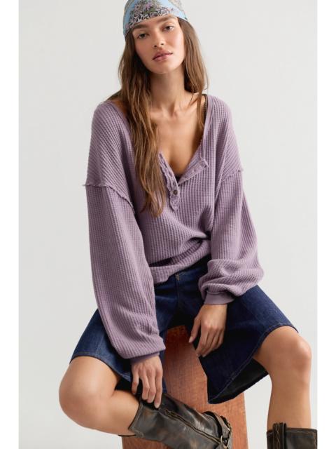 FREE PEOPLE We The Free Montreal Oversized Thermal Henley