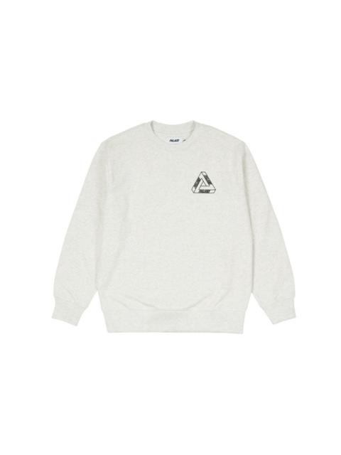 PALACE Outliner MIT Desigher Crew 'Light Grey Marl' P20CS145