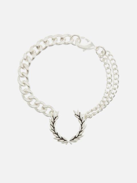 Fred Perry Fred Perry Laurel Wreath Silver-Tone Bracelet