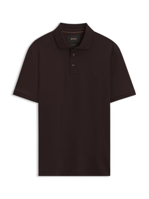 BOSS MERCERIZED-COTTON POLO SHIRT
