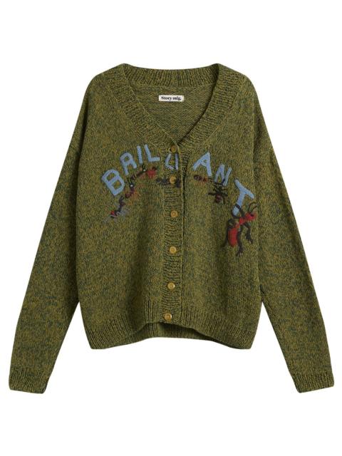 Story mfg. Story mfg. Hand Knit Brill-I-Ant Bulb Cardigan