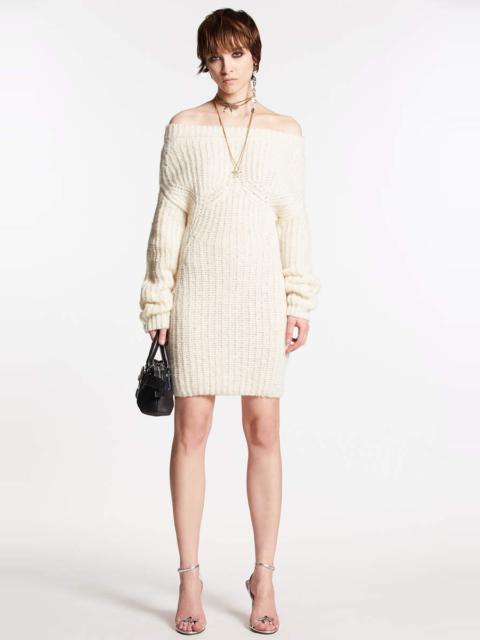 DSQUARED2 OFF THE SHOULDER ALP DRESS