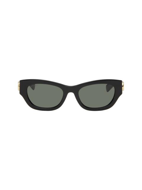 GUCCI Black Low Nose Bridge Fit Sunglasses