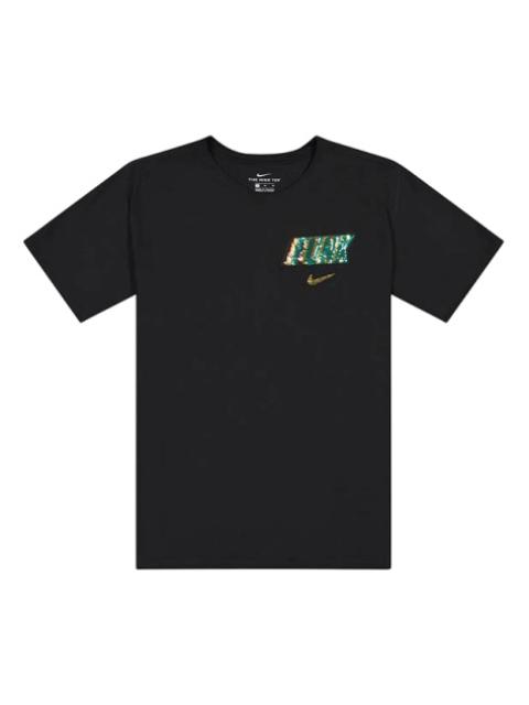 Nike Rayguns 90 Short Sleeve T-Shirt Asia Sizing 'Black' DB5965-010