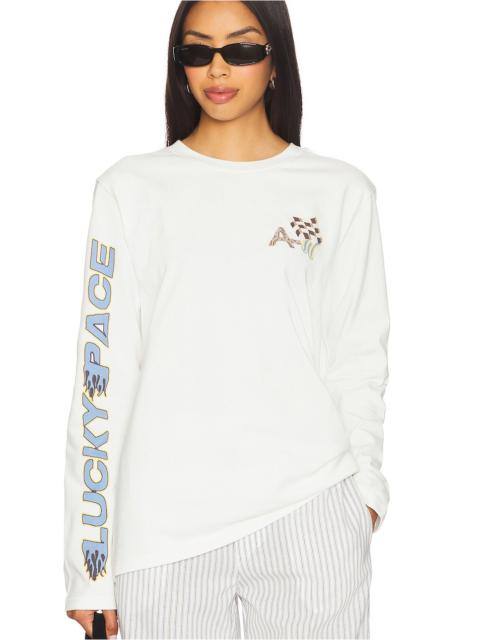 ALÉMAIS Lucky Pace Long Sleeve Logo Tee