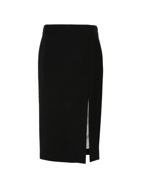 Moschino side-slit pencil skirt