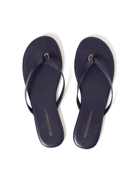 MELISSA ODABASH SANDALS NAVY