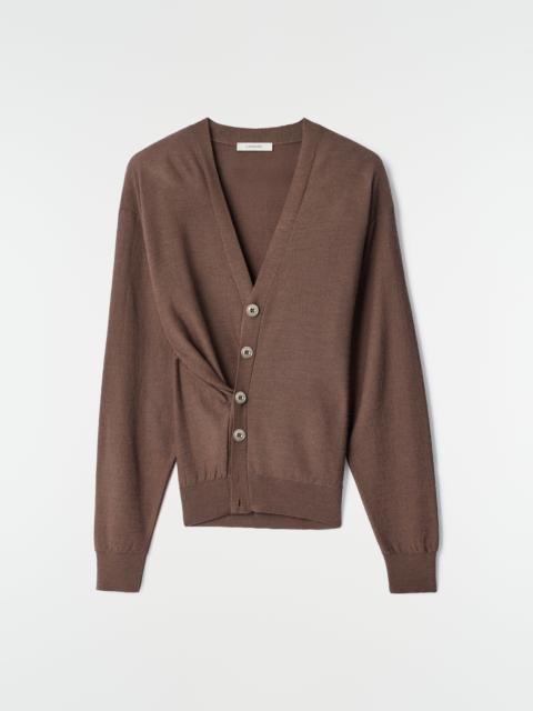 Lemaire RELAXED TWISTED CARDIGAN IN MERINO BLEND