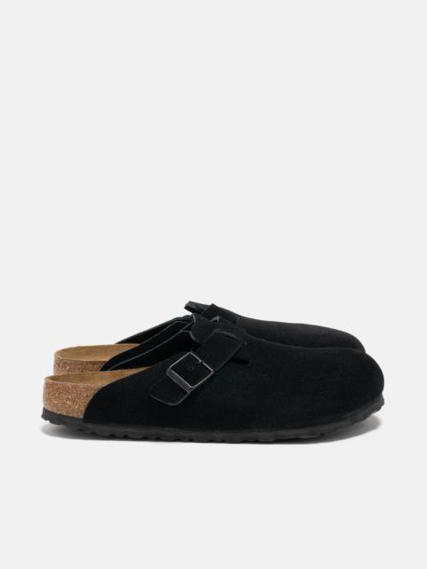 Boston Soft Footbed Black Suede