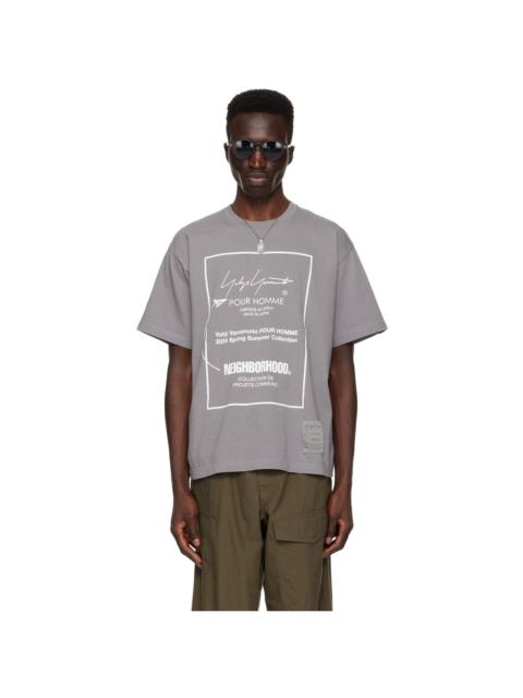 Yohji Yamamoto Gray NEIGHBORHOOD Edition T-Shirt