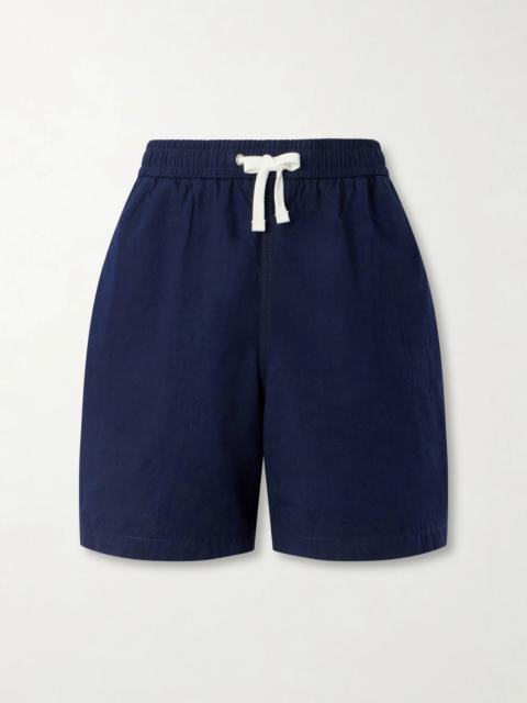 Drake's Straight-Leg Cotton Drawstring Shorts