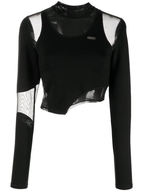 HELIOT EMIL™ sheer-panel top