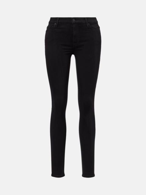 7 For All Mankind Mid-rise skinny jeans