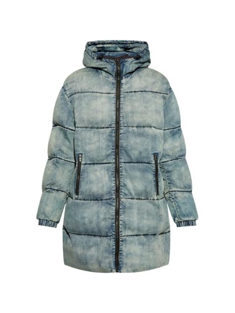 Diesel denim padded coat