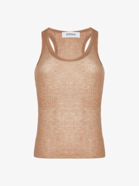SPRWMN TISSUE SCOOP NECK TANK